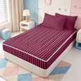 thumbnail image 2 of Erosebridal Line Geometric Pattern Zipper Twin Comforter Sets with Fitted Sheet and 2 Pillowcases,Aesthetic Striped Zipper Bedding Set,Black Reversible,4 Pieces, 2 of 7