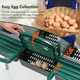 thumbnail image 4 of JXXRZ 3-Compartment Metal Chicken Nesting Box with Legs - Galvanized Steel Wall-Mounted Rust-Resistant Egg-Laying Hen Coop, 4 of 9