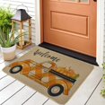 thumbnail image 4 of Thanksgiving Fall Door Mat Outdoor, Autumn Truck Welcome Entrance Mat Indoor Outdoor, Durable Non-Slip Floor Mat Area Rug, Decorative Doormat for Kitchen Bedroom Living Room, 18 x 30 Inch, 4 of 6