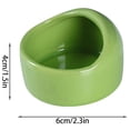 thumbnail image 3 of Ceramic Bird Feeder Bowl Anti-spill Parrot Food Water Dish Heavy-duty Small Pet Weaning Training Feeding Cup Cage Accessories for Lovebird Parakeet Cockatiel, 3 of 6