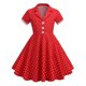 thumbnail image 3 of Vestidos Vintage de princesa para niñas, ropa para niños, cuello de muñeca, estampado de lunares, moda de verano para bebés, 3-10T, 3 of 5