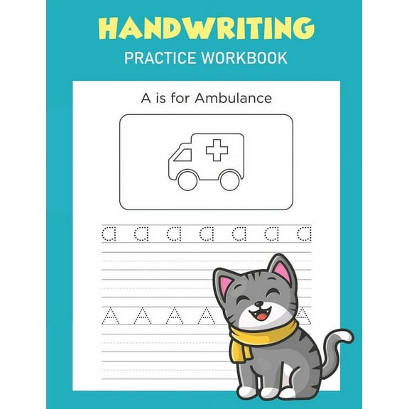 Handwriting Practice Workbook: Alphabet Handwriting Letter Tracing Book for Preschool, Pre K, Kindergarten and Kids Ages 3-5 (Paperback)