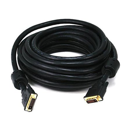 UPC: 0844660027881 | Monoprice 35  CL2 24AWG Dual Link DVI-D Cable Black 102788