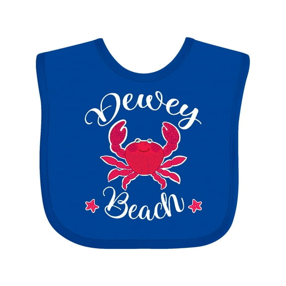 Inktastic Dewey Beach Delaware Boys or Girls Baby Bib