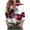 Red, variant on Tops for Women under $10 Long Sleeve Printed Lapel Button Down Shirt Top White S