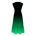 thumbnail image 5 of 2025 Long Spaghetti Strap Maxi Dresses for Women Summer,Sleeveless Gradient Maxi Dresses for Plus Size Women,Casual Round Neck Beach Sundresses Swing Dress,Women Flowy Tiered Maxi Beach Dress, 5 of 5
