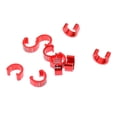 thumbnail image 2 of Clips en C de guía de manguera de carcasa de hebilla de de aluminio piezas , rojo DYNWAVEMX Bike C Clips Cabe Hebillas, 2 of 5