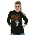 thumbnail image 4 of Ghost Under the Sheets Halloween Long Sleeve TShirt Men Women Brisco Brands S, 4 of 6