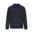 thumbnail image 3 of Njoeus Basic Tops Boys Shirts Mens Slim Fitted 1/4 Zip Pullover Mock Neck Golfs Sweater Tops Casual Long Sleeve Knitted Sweatshirts Outdoor Athletic Shirts Tshirts Men, 3 of 5