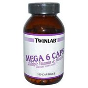 IdeaSphere TwinLab Mega 6 Caps, 180 ea