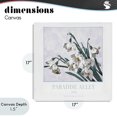 thumbnail image 4 of Stupell Industries Traditional Paradise Alley White Spring Blooms Canvas Art, 17 x 17, by Jadei Graphics, 4 of 8