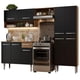 thumbnail image 1 of Cocina Integral Madesa Emilly Pop 229cm Marrón/Negro GREM2290027K, 1 of 10