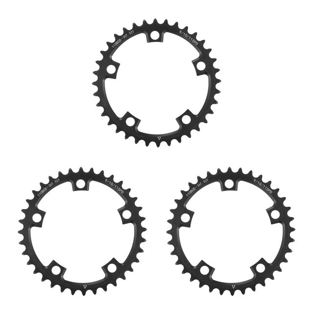 Sonducket Platos y bielas de bicicleta de aleación Anodizado Professional 110BCD Bielas Parte 36T 36T 3piezas Sonducket CBP229049