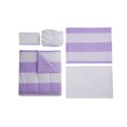 thumbnail image 3 of Your Zone 5-Piece Purple Stripe Bed in a Bag, Twin, 3 of 6