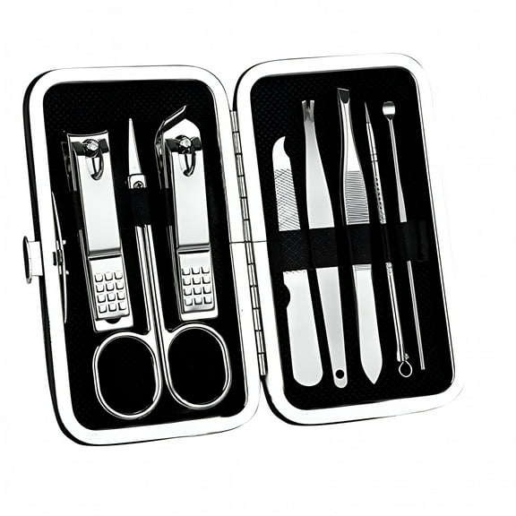 FACEGA 8 pieces Manicure set for nail scissors Clipper Pedicure and manicure kit - Best Gift