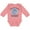Mauve, variant on Inktastic Clearwater Beach Florida Trip Girls Long Sleeve Baby Bodysuit