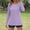 Purple, variant on Sentmoon Running Shirts Women Cooling Long Sleeve Sun Shirt Women Solid Color Crew Neck Breathable Regular Fit Womens Athletic Tops for Beach and Water Sports XXL
