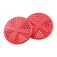 thumbnail image 2 of 2x Mini espinilleras de fútbol kusrkot Protección para piernas 11,5 cm x 10,5 cm Rojo, 2 of 8