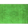thumbnail image 1 of Ahgly Company Indoor Rectangle Oriental Green Industrial Area Rugs, 2' x 5', 1 of 4