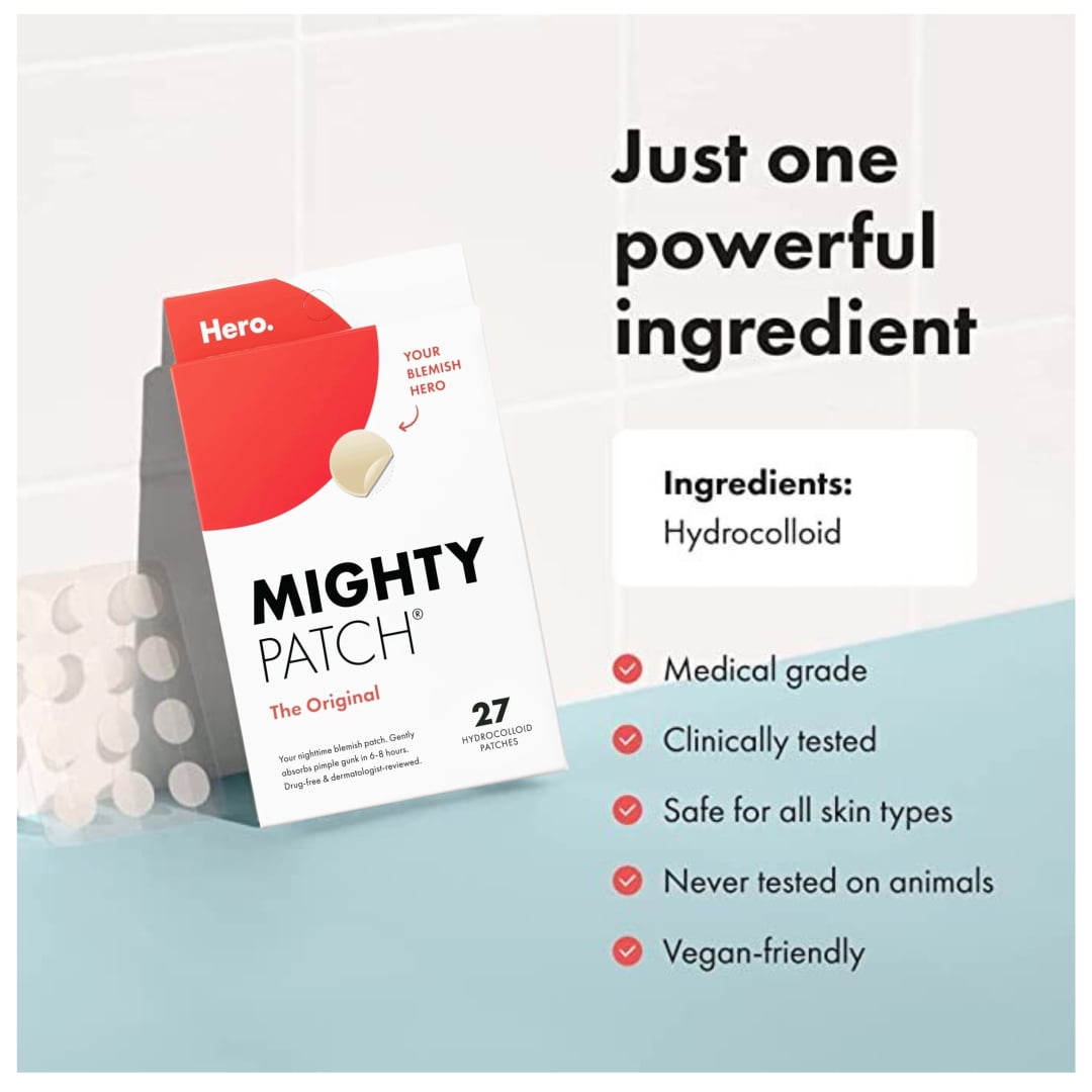 Mighty Patch Original from Hero Cosmetics Hydrocolloid Acne Pimple