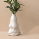 thumbnail image 3 of Jarrón de cerámica para flores secas, jarrones con tallos y ramos para bodas en casa. blanco, 3 of 8