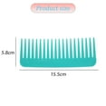 thumbnail image 2 of 2 men's and women's durable wet or dry hair combs Women's wide tooth combs Hair styling combsblue, 2 of 5