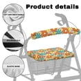 thumbnail image 5 of HELLHERO Retro Daisy Rollator Walker Cover Seat and Backrest Covers Comfortable Removable and Cover Only for Seniors Men Women Gifts, 5 of 7
