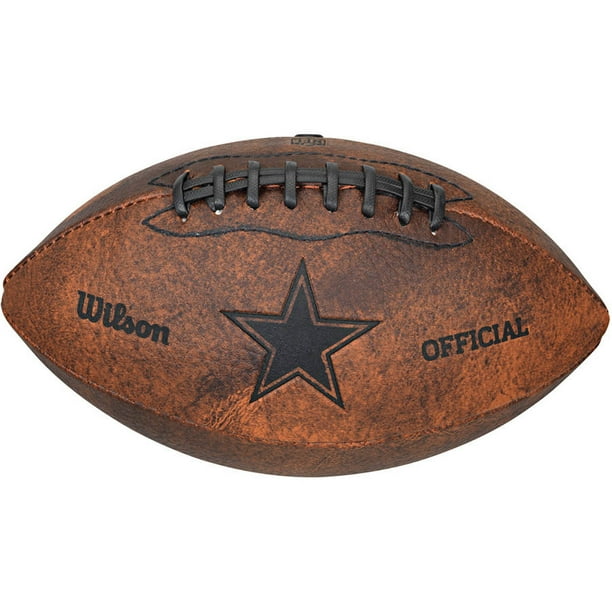 NFL Wilson NFL 9" Throwback Football, Dallas Cowboys