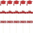 thumbnail image 4 of 15pcs Graduation Party Decorations Glitter Graduation Picks Party Vase Decorations Grad Table Decor, 4 of 8