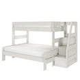 thumbnail image 3 of Modern Farmhouse Twin XL Over Queen Bunk Bed With Staircase, 3 of 7