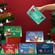 thumbnail image 5 of Set de tarjetas navideñas de lujo | 6 tarjetas navideñas multicolores con sobres y pegatinas | Tarjetas de papel festivas para mensajes personalizados | Deseos y regalos navideños, 5 of 9
