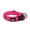 Hot Pink, variant on Heavy Duty Dog Collar, Adjustable Chew Proof Nylon Collar with Metal Quick Release Buckle and D-Ring for Medium Large Dogs, Reflective Outdoor Pet Collar for Walking Hiking Training, Rose Red M