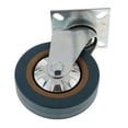 thumbnail image 1 of Rueda Giratoria de 4 Pulgadas Para Muebles de Goma Gris Sunnimix Ruedas de alta resistencia, 1 of 7