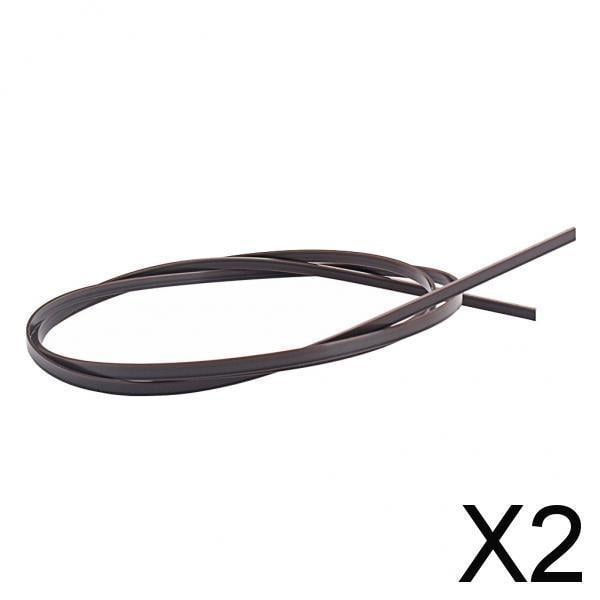 Tiras de borde de Encuadernación Baoblaze 1630 x 6 x 1.5 mm 2 piezas