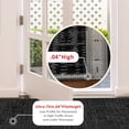 thumbnail image 4 of Living Room Area Rug 9x12 Machine Washable Non-Slip Stain Resistant Modern Abstract Floor Carpet Solid Rug for Dining Room Home Office, Black, 4 of 7