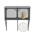 thumbnail image 3 of 43.3 Inch Cat Window Box Catio Outdoor Cat Enclosure with Bug Proof Net All Weather Cat Perch for Large Indoor Cats Sunbathing Napping Viewing, 3 of 6