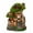 Green Fairy House 02, variant on Teresa's Collections 7.9 inches Flocked Fairy House Garden Statues with Solar Lights, Resin Moss Outdoor Cottage Figurines with Fairy, Treehouse Lawn Ornaments for Patio Yard Decor