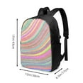 thumbnail image 4 of YFYANG 17" Laptop Backpack, Rainbow Line Art Fashion Travel Work Backpack with USB and Headphone Cable Interface for Men and Women, 4 of 8