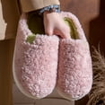thumbnail image 6 of enyan Women's Indoor Bedroom Slipper , Gift for Women, Wool-Like House Shoe with Anti-Skid Rubber Sole for Ladies Women Slipper Pink Size 5.5-6, 6 of 7
