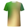 thumbnail image 4 of T-shirt à Manches Courtes Imprimé Dégradé avec Col Rond pour Usage Quotidien - Design Moderne Dégradé pour Usage Quotidien, 4 of 4