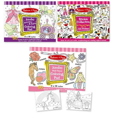 Melissa & Doug Magic-Pattern Marker Kids' Coloring Pad - Princesses ...