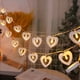 thumbnail image 1 of LED Wooden Heart Shaped String Lights Are Perfects For Valentines Day Decorations And Pendants, 1 of 6