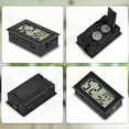 thumbnail image 2 of Mini LCD digital (3 PCS - A) Termómetro Higrómetro Temperatura Humedad -50~70 ℃ 10%~99% RH Termómetro portátil Termohigrómetro Indicador para humidores de cocina de oficina Incubadoras de reptiles, 2 of 5