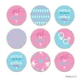 thumbnail image 2 of Chocolate Drop Labels, Fits Hershey's Kisses, Gender Reveal Baby Shower Collection, Pink and Baby Blue, 216-Pack, 2 of 2