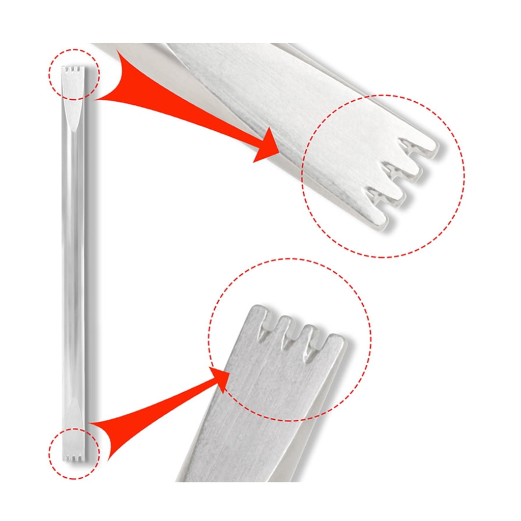 BQBQERT Double Ended Piano Tuner Silver Double Headed Tuning Adjust Tools Piano Tuning Tool Piano Tuner Tool Piano String Gauge