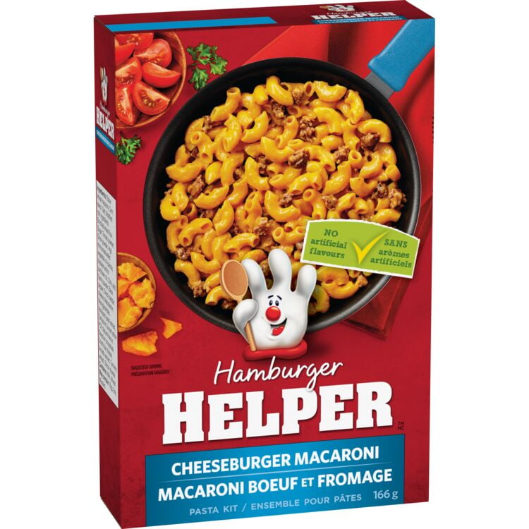 Hamburger Helper Macaroni boeuf et fromage 166 g