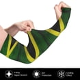 thumbnail image 3 of Cooling Arm Sleeves With Thumb Hole Jamaican Flag Breathable Moisture-Wicking Arm Sleeves For Women Men, 3 of 6