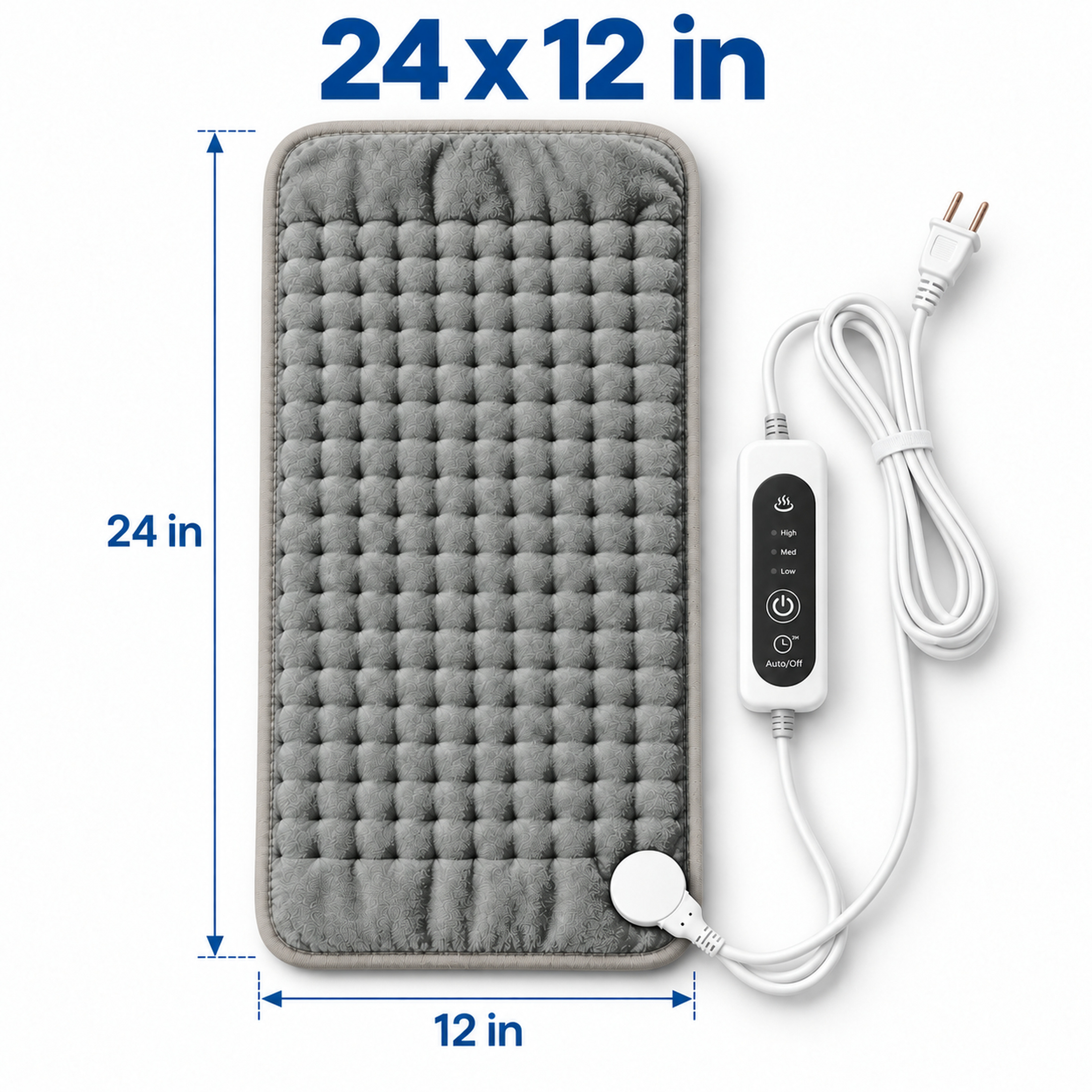 Amumu 12x24 Electric Heating Pad with Auto Shutoff photo 7