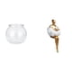 thumbnail image 1 of Adorno Transparente Para Pecera Pequeña, Cuenco Para Acuario, Jarrón, Mesa, Decoración Del Hogar, Plantas, Estatua Artística, Figura De Chica Nube, Resina Creativa, Escultura Abstracta,, 1 of 8