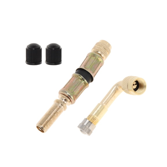 1set 90 Degree Copper Tire Valve Extension with Flexible Plastic 75mm Tyre Valve Inflation Adapter for Car Motorcycle RV Truck Bike